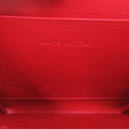 Christian Louboutin Coin Case Leather Black Studs Women