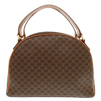Celine Handbag Pvc, Leather Brown Macadam Women
