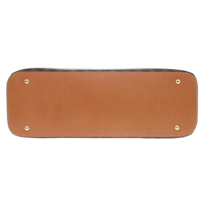 Celine Handbag Pvc, Leather Brown Macadam Women