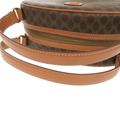 Celine Handbag Pvc, Leather Brown Macadam Women