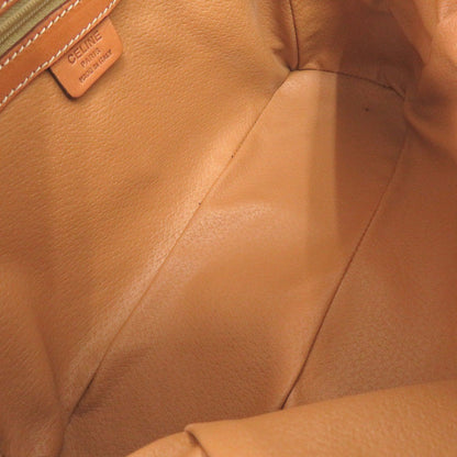 Celine Handbag Pvc, Leather Brown Macadam Women