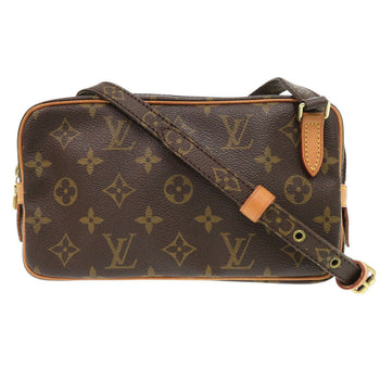 Louis Vuitton Shoulder Bag M51828 Monogram Canvas Brown Monogram Marley Bandouliere Women