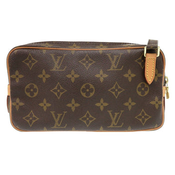 Louis Vuitton Shoulder Bag M51828 Monogram Canvas Brown Monogram Marley Bandouliere Women