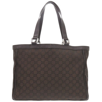 Gucci Tote Bag 268639 Nylon Brown Abbey Women