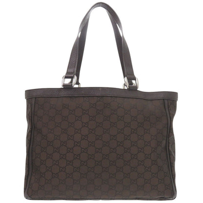 Gucci Tote Bag 268639 Nylon Brown Abbey Women
