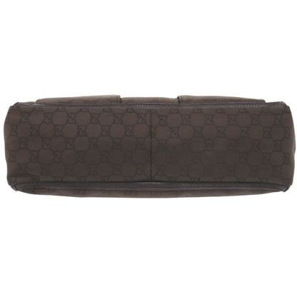 Gucci Tote Bag 268639 Nylon Brown Abbey Women