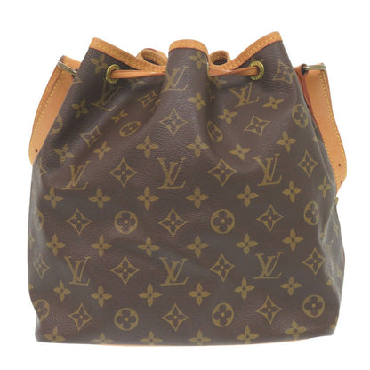 Louis Vuitton Shoulder Bag M40818 Monogram Canvas Brown Monogram Petit Noe Women