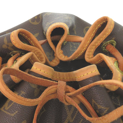 Louis Vuitton Shoulder Bag M40818 Monogram Canvas Brown Monogram Petit Noe Women