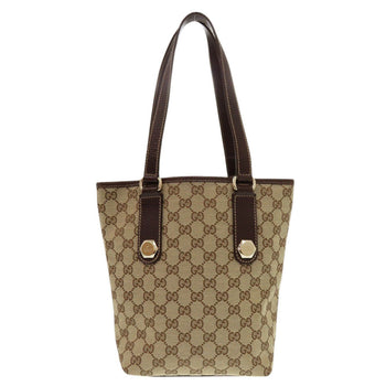 Gucci Tote Bag 153361 Gg Canvas Brown Women