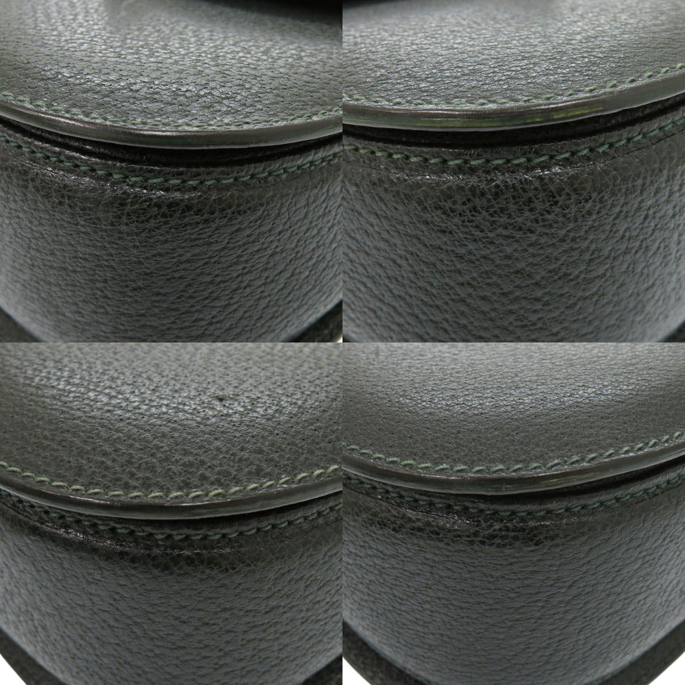 Gucci Handbag 000 29 0633 Leather Green Bamboo Women