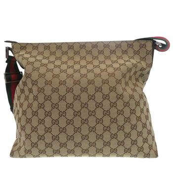 Gucci Shoulder Bag 189751 Gg Canvas Beige Shoulder Bag Sherry Line Women