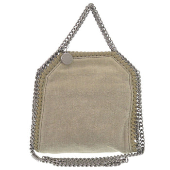 Stella Mccartney Shoulder Bag Polyurethane, Polyester Beige 2Way Falabella Women