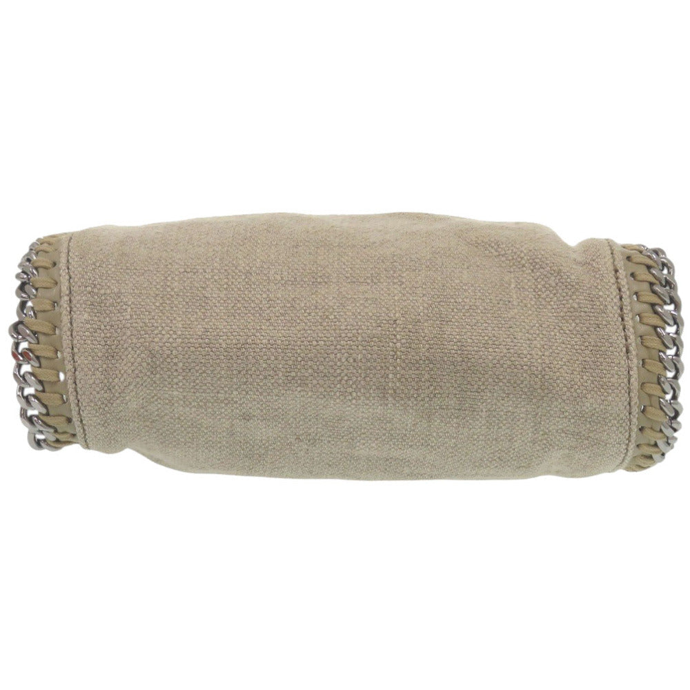 Stella Mccartney Shoulder Bag Polyurethane, Polyester Beige 2Way Falabella Women