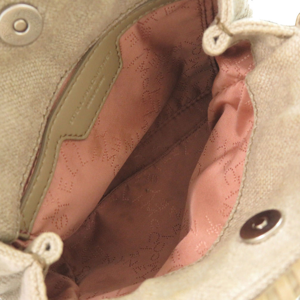 Stella Mccartney Shoulder Bag Polyurethane, Polyester Beige 2Way Falabella Women
