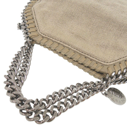 Stella Mccartney Shoulder Bag Polyurethane, Polyester Beige 2Way Falabella Women