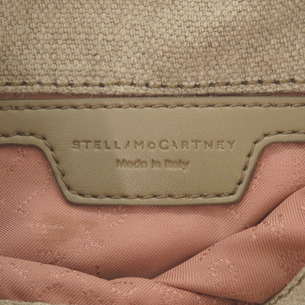 Stella Mccartney Shoulder Bag Polyurethane, Polyester Beige 2Way Falabella Women