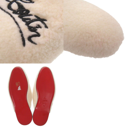 Christian Louboutin Other Shoes Mouton White Room Shoes, Crocodile Embossed Coolito Donna Flat Mens