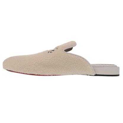 Christian Louboutin Other Shoes Mouton White Room Shoes, Crocodile Embossed Coolito Donna Flat Mens