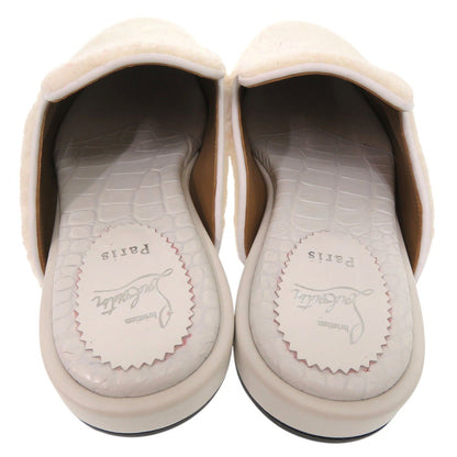 Christian Louboutin Other Shoes Mouton White Room Shoes, Crocodile Embossed Coolito Donna Flat Mens