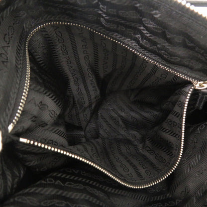 Prada Tote Bag Nylon Black Triangle Logo Women