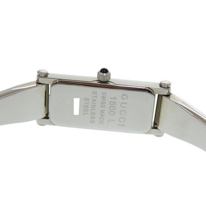 Gucci Watches Quartz 1500L Stainless Steel Silver Silver Dial