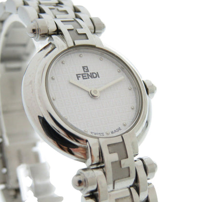 Fendi Watches Quartz 750L Stainless Steel White Zucca White Dial