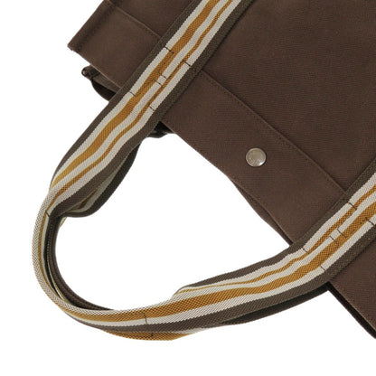 Hermes Tote Bag 2201-20 Canvas Brown Sac De Platage