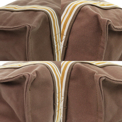 Hermes Tote Bag 2201-20 Canvas Brown Sac De Platage
