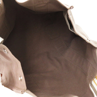 Hermes Tote Bag 2201-20 Canvas Brown Sac De Platage