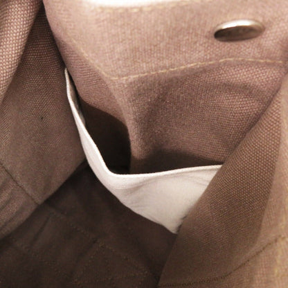 Hermes Tote Bag 2201-20 Canvas Brown Sac De Platage