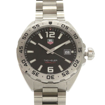 Tag Heuer Watches Quartz Waz1112 Stainless Steel Black Formula 1 Black Dial