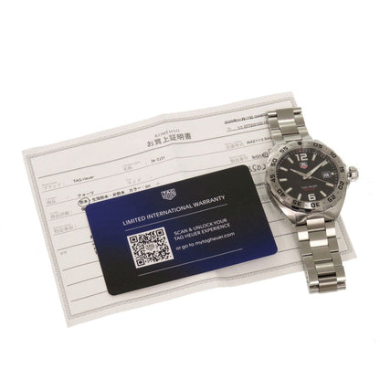 Tag Heuer Watches Quartz Waz1112 Stainless Steel Black Formula 1 Black Dial