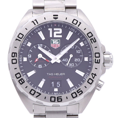 Tag Heuer Watches Quartz Waz111A Stainless Steel Black Formula 1 Alarm Black Dial