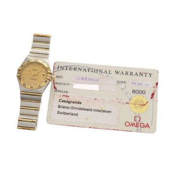 Omega Watches Mechanical Automatic 1292.10 Stainless Steel Gold Mechanical Automatic Constellation