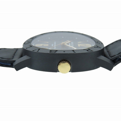 Bvlgari Watches Mechanical Automatic Bb40Cl Carbon, Leather Black Bulgari Bulgari Carbon Gold Black