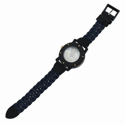 Bvlgari Watches Mechanical Automatic Bb40Cl Carbon, Leather Black Bulgari Bulgari Carbon Gold Black