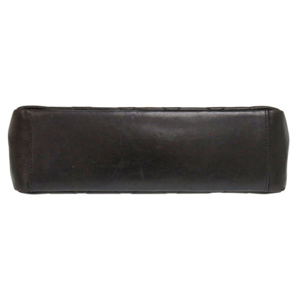 Chanel Shoulder Bag Lambskin Black Diana Matelasse Coco Mark Women