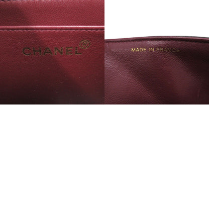 Chanel Shoulder Bag Lambskin Black Diana Matelasse Coco Mark Women