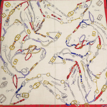 Hermes Scarf Cashmere, Silk Black Carre140 Chevaux Deschenes