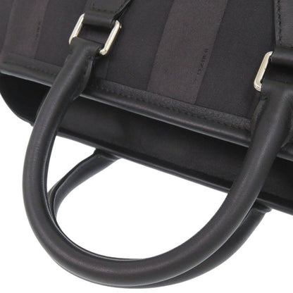 Fendi Handbag Canvas, Leather Black