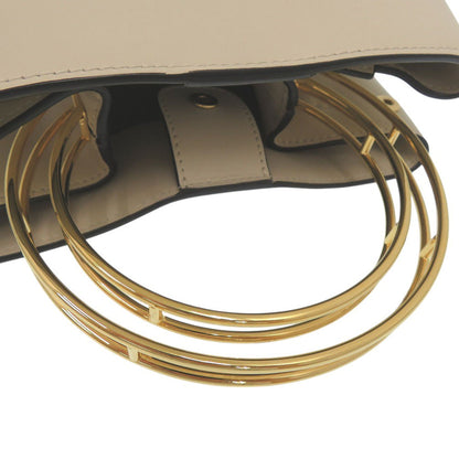 Marni Handbag Scmp001801 Leather Beige 2Way Shoulder Bag Panniers Women