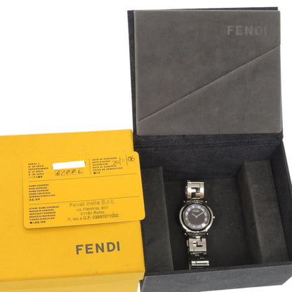 Fendi Watches Quartz 6100L Stainless Steel Black