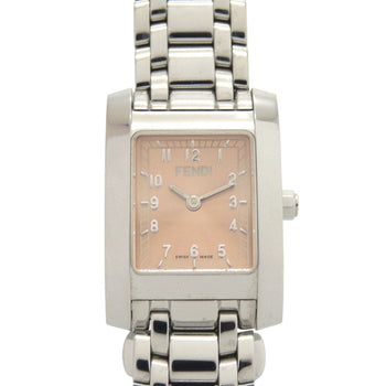 Fendi Watches Quartz 7000L Stainless Steel Pink Classico Pink Dial