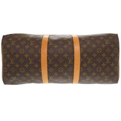 Louis Vuitton Boston Duffel Bag M41426 Monogram Canvas Brown Monogram Keepall 50