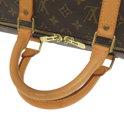 Louis Vuitton Boston Duffel Bag M41426 Monogram Canvas Brown Monogram Keepall 50