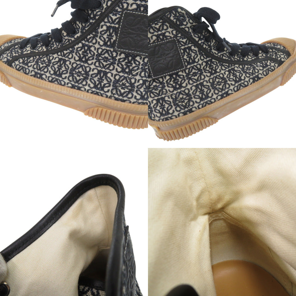 Loewe Sneakers Canvas Navy Anagram 38