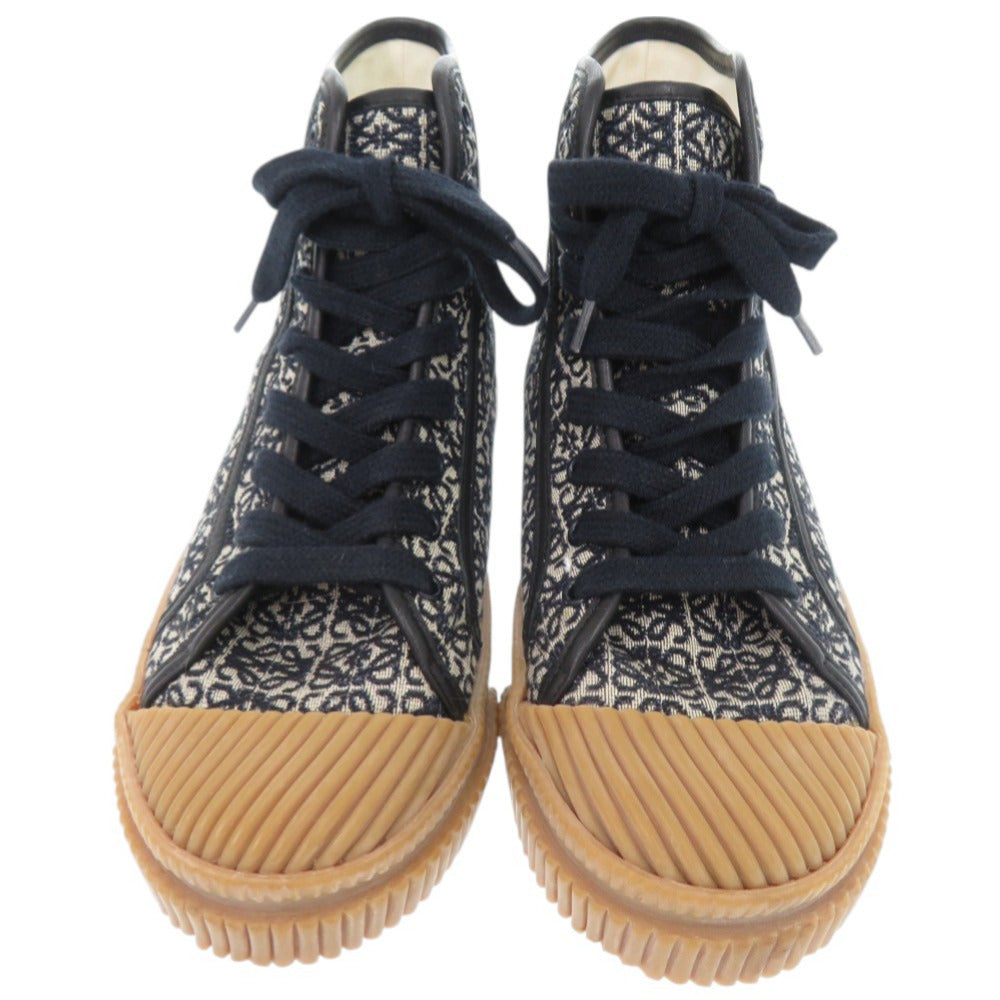 Loewe Sneakers Canvas Navy Anagram 38