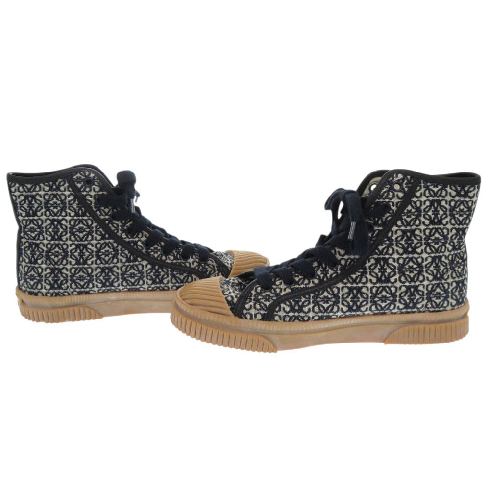 Loewe Sneakers Canvas Navy Anagram 38