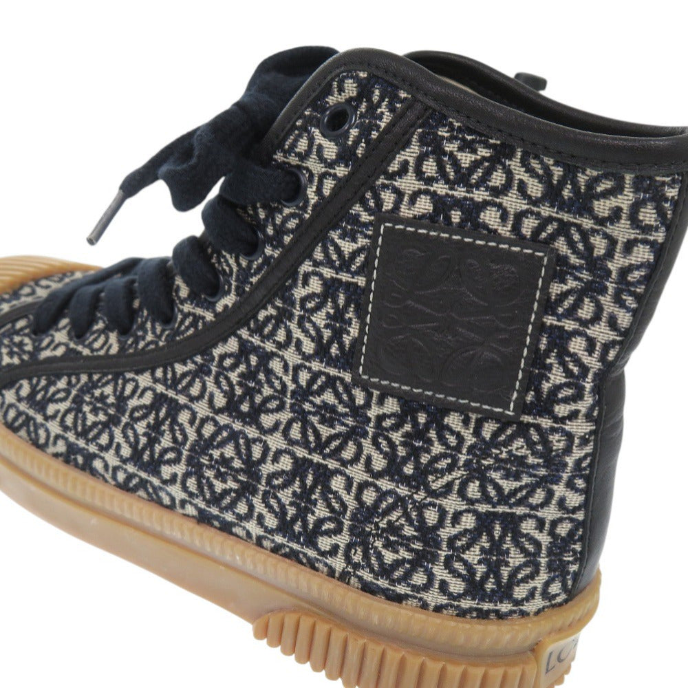 Loewe Sneakers Canvas Navy Anagram 38