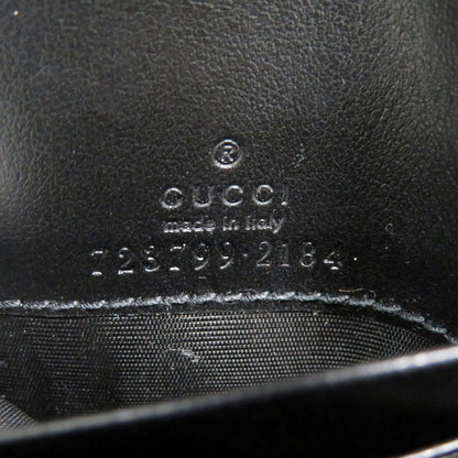 Gucci Bifold Wallet 723799 Calfskin Black